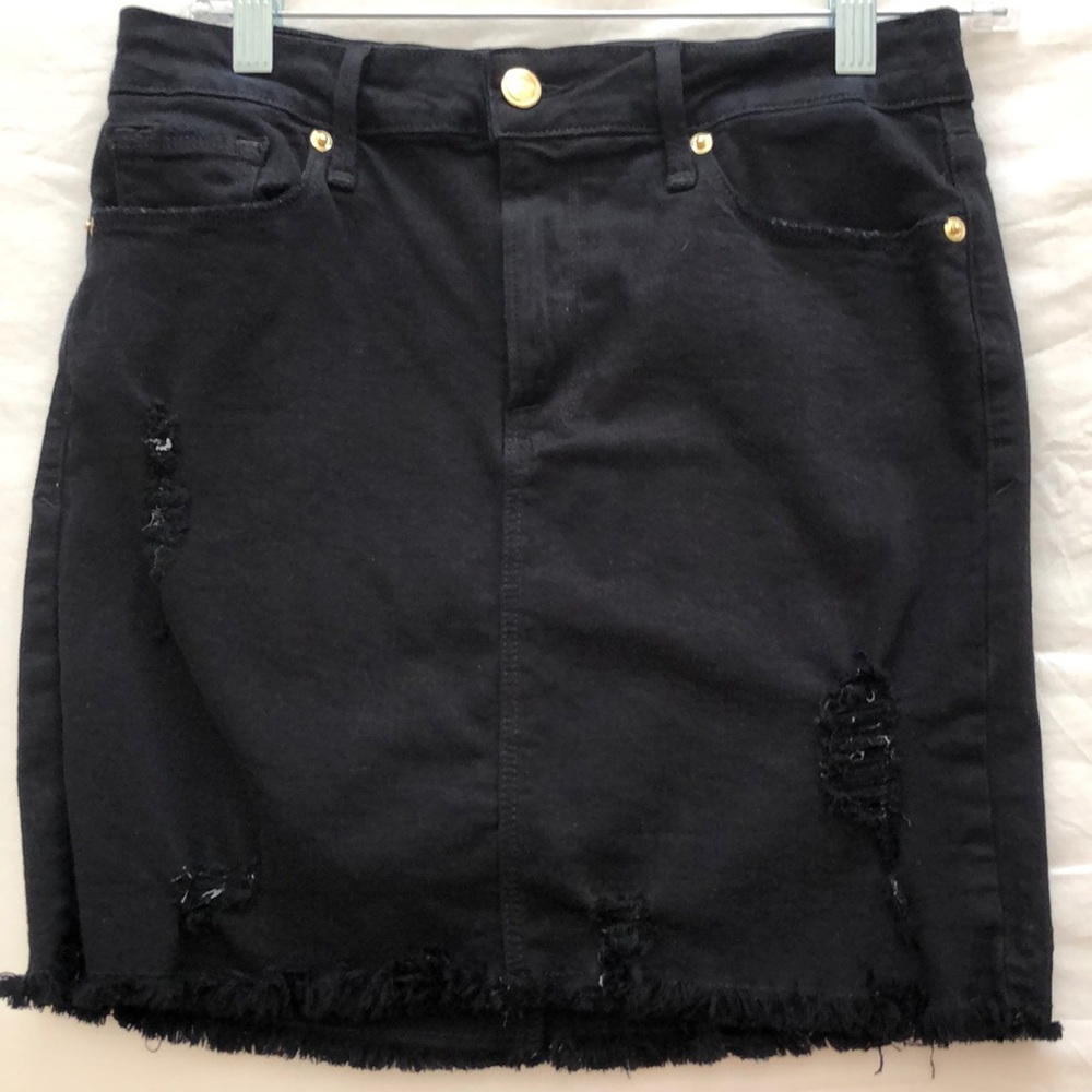 GOOD AMERICAN JEAN SKIRT